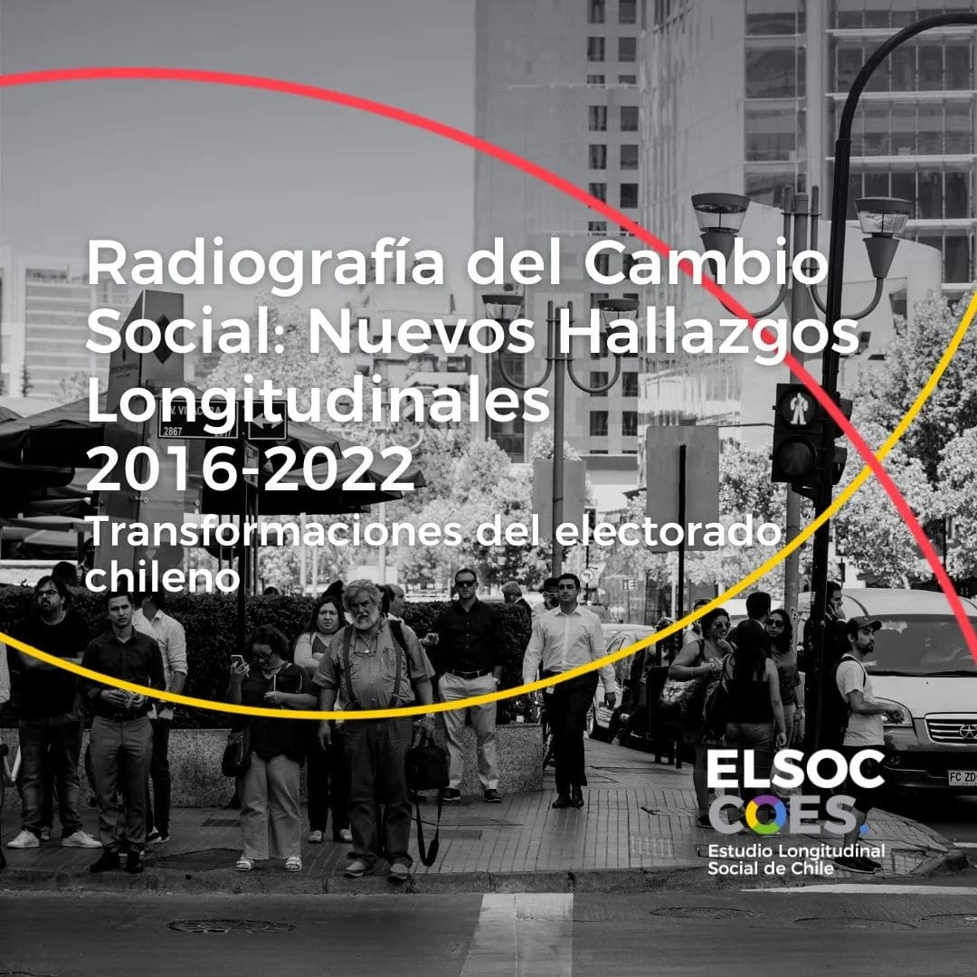 Imagen de estudio sobre cambio social y transformaciones del electorado chileno del centro COES.