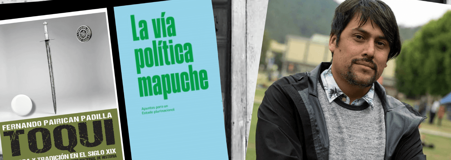 Historiador mapuche Fernando Pairican lanza libro sobre el conflicto en la Araucanía.